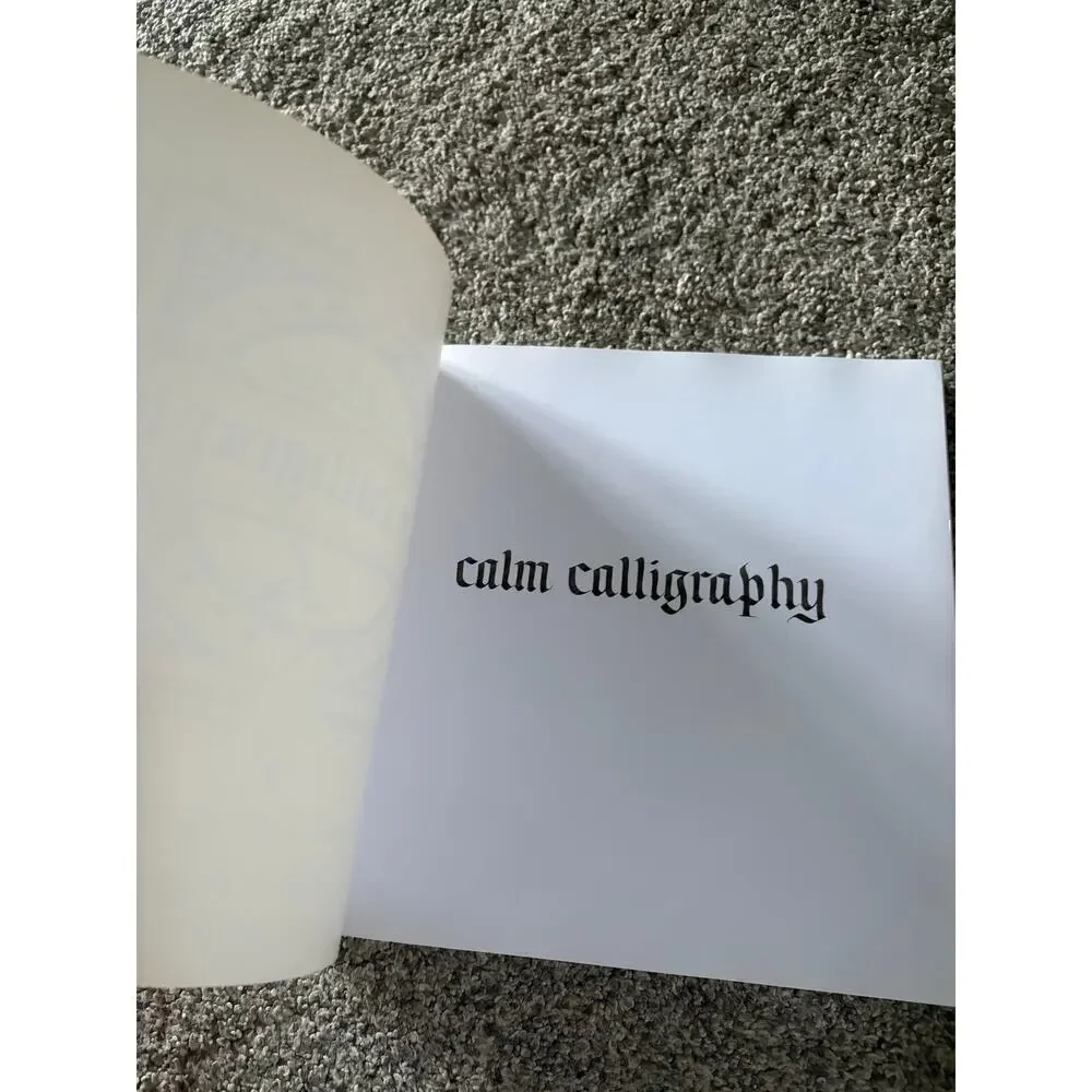 Calm Calligraphy workbook by Harper Design